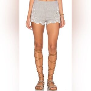 Free People Life’s Too Short Grey Eyelet Shorts
Size 2/27” waist